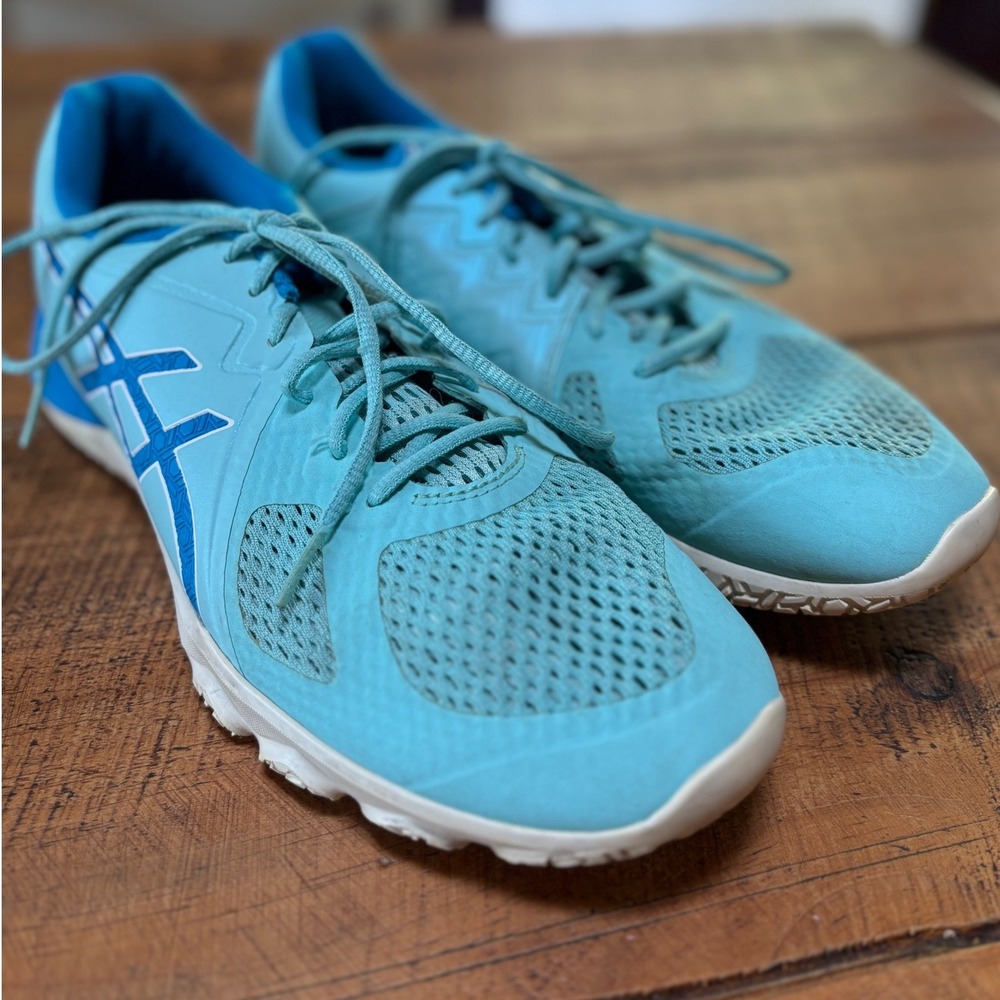 Asics Conviction X Training Rhyno Skin Womens Blue Training Running Shoes‎ 11